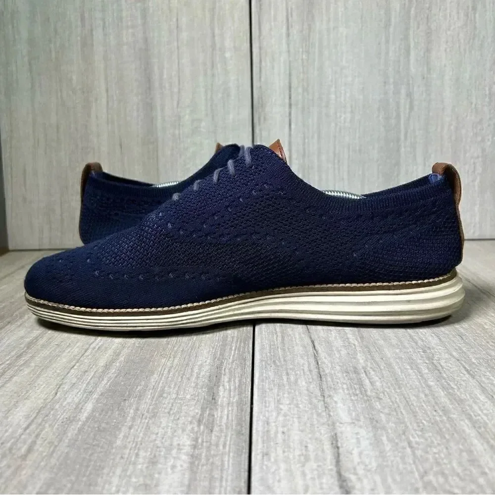 Cole Haan Original Grand Stitch Lite Wingtip Knit Oxford Shoe Mens Size 11.5